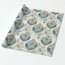 Blue Majesty Elegant Blue Gold Christmas Splendour