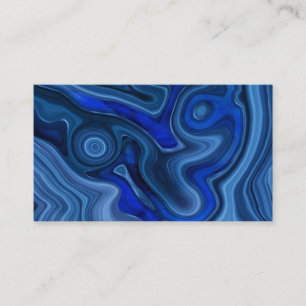 Blue Malachite Stone Mineral Gemstone Geology Business Card