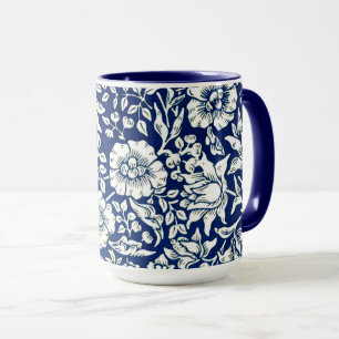 Blue Mallow by William Morris, Mug