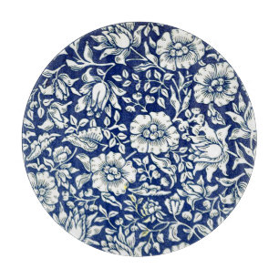 Blue Mallow vintage pattern Cutting Board