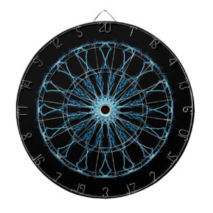Blue Mandala Illumination Dartboard