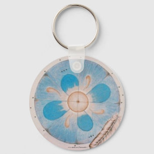 Blue Mandala keychain