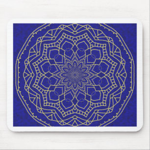 Blue Mandala Mouse Mat