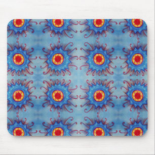 Blue mandala Mousepad
