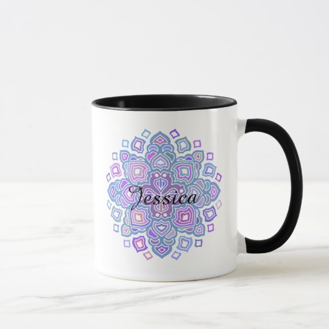 Blue Mandala Mug (Right)