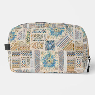 Blue Mandala Patchwork Toiletry Bag