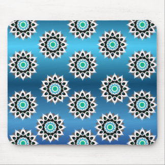 Blue Mandala Pattern Mousepad
