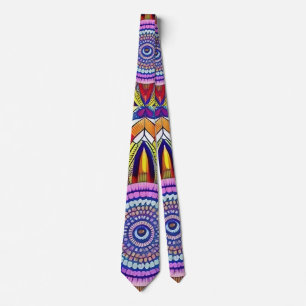 Blue Mandala Tie