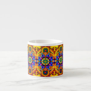 Blue Mandala Water Bottle Espresso Cup