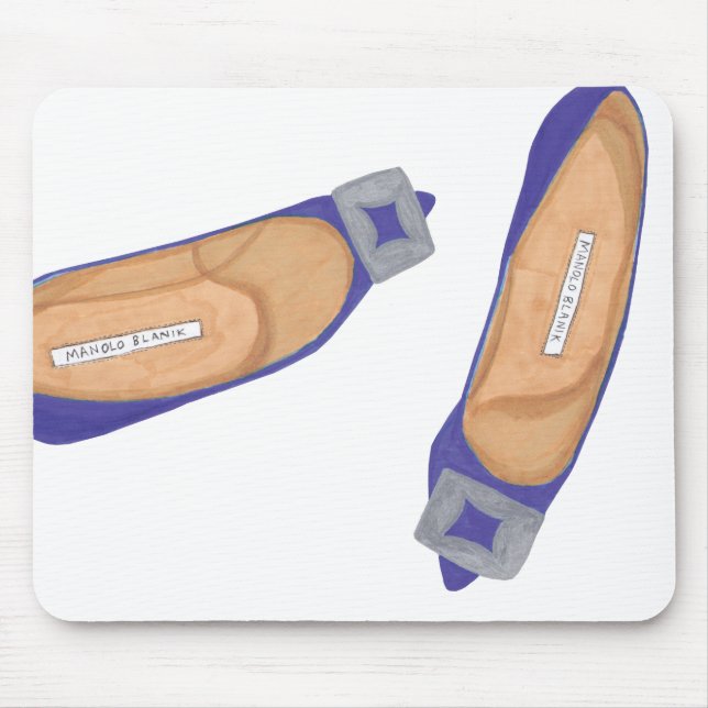 Blue Manolos Mouse Mat (Front)