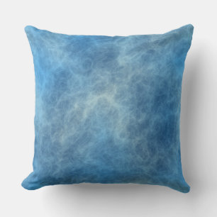 Blue Marble Abstract Cushion