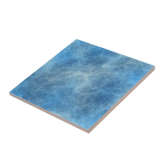 Blue Marble abstract Tile (Side)