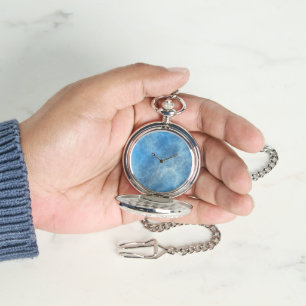 Blue Marble Abstract Watch