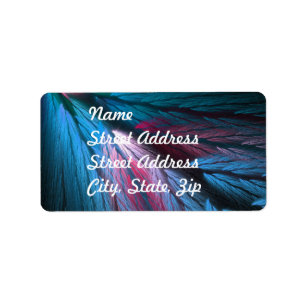 Blue Marble Address Sticker