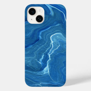 Blue Marble Agate Abstraction Case-Mate iPhone 14 Case