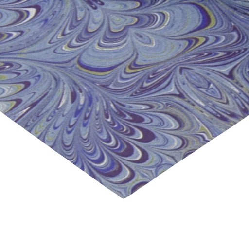 Image of Blue Marble Agate Swirl Stone Peacock Gift Tissue Tissue Paper