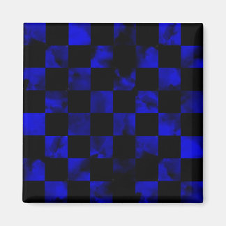 Blue marble Chequerboard Magnet