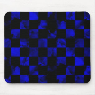 Blue marble Chequerboard Mouse Mat