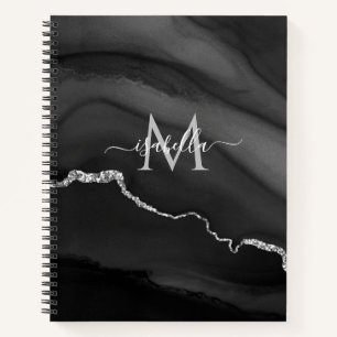 Blue Marble Custom Monogram Bullet Journal