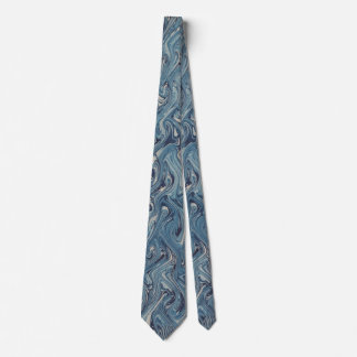 Blue Marble Design Tie