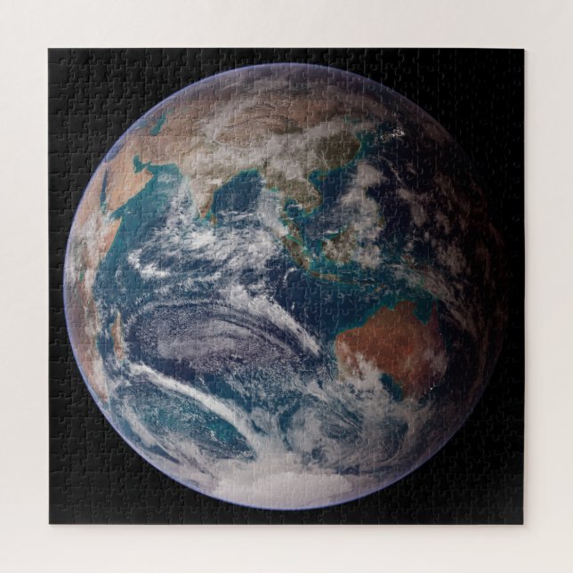 Blue Marble Earth (Eastern Hemisphere) Jigsaw Puzzle (Vertical)