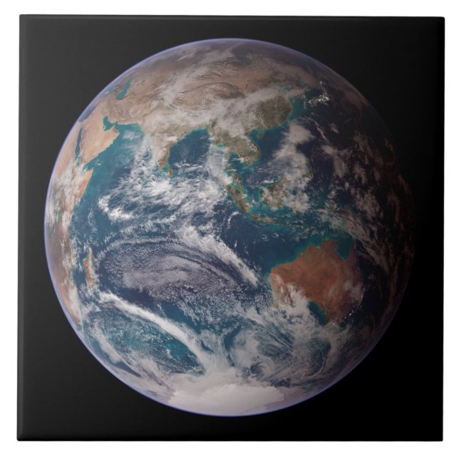 Blue Marble Earth (Eastern Hemisphere) Tile (Front)