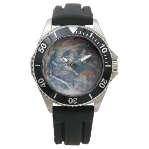 Blue Marble Earth (Eastern Hemisphere) Watch
