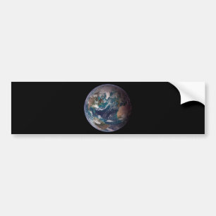 Blue Marble Earth (Western Hemisphere) Bumper Sticker
