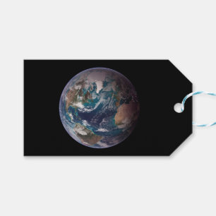 Blue Marble Earth (Western Hemisphere) Gift Tags