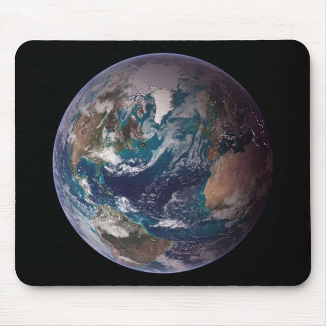 Blue Marble Earth (Western Hemisphere) Mouse Mat (Front)