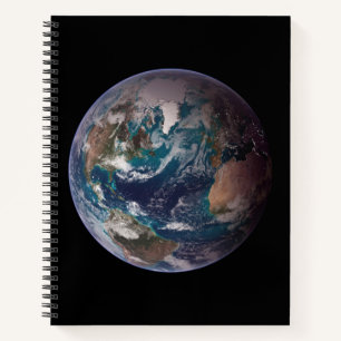 Blue Marble Earth (Western Hemisphere) Notebook
