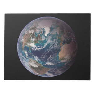 Blue Marble Earth (Western Hemisphere) Notepad