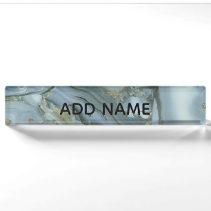 Blue Marble effect. Nameplate