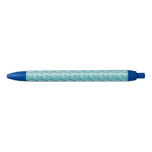 Blue marble ink pen