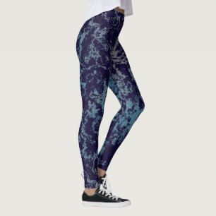 Blue Marble Leggings