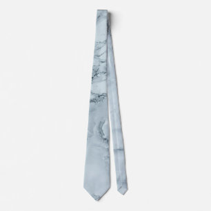 Blue marble masculine sophisticated neck tie