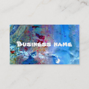 Blue Marble Opal Business Card