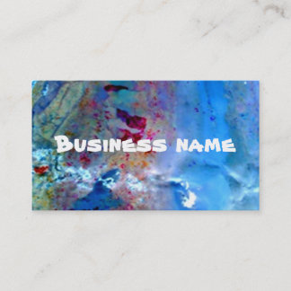 Blue Marble Opal Business Card