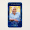 Blue Marble Photo Funeral Memorial Prayer Card