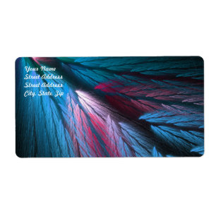 Blue Marble Shipping Label