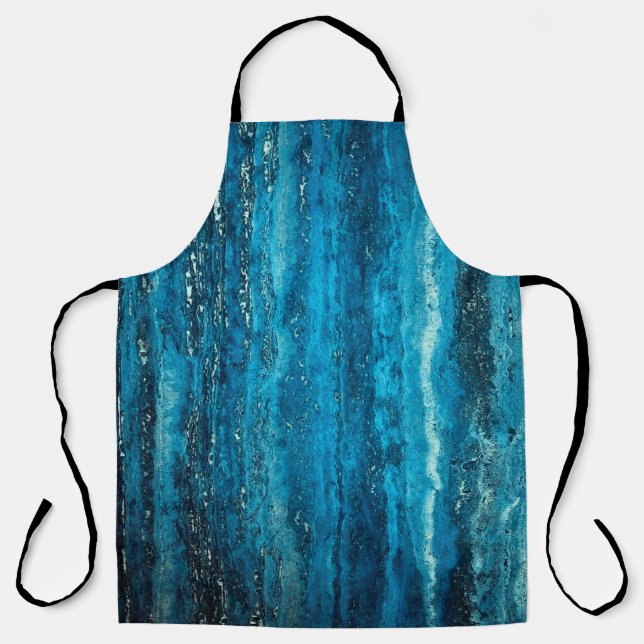 Blue marble stone apron (Front)