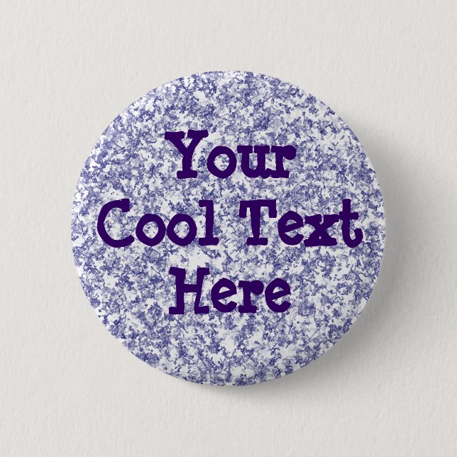 Blue Marble - Template 6 Cm Round Badge (Front)