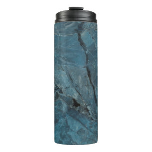 blue marble texture background, Italian marbel wit Thermal Tumbler