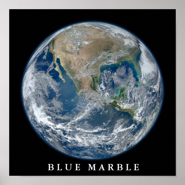 Blue Marble West Poster (Front)