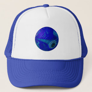 Blue Marbled Lawn Bowl, Truckers Hat