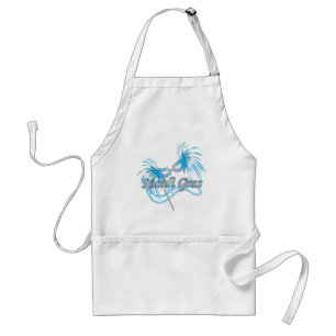 Blue Mardi Gras Mask Standard Apron