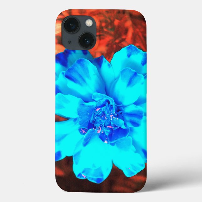 Blue Marigold II iPad Case (Back)