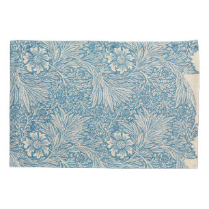 Blue Marigolds (by William Morris) Pillowcase