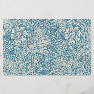 Blue Marigolds (by William Morris) Stationery