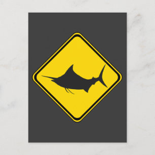 Blue Marlin Crossing! Postcard